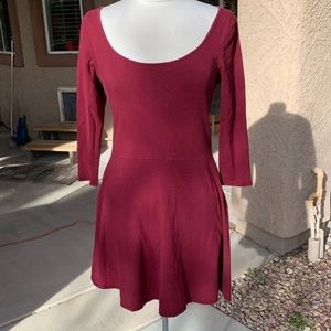 Maroon Dress